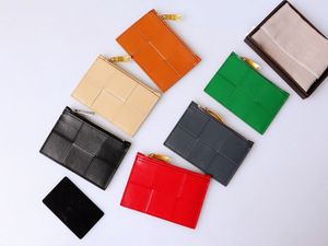 Högkvalitativ 5A -läderorganisation Messenger Bags Luxury Designer Classic Bag Women Short Wallet Woman Multi Color Purse H6YU#