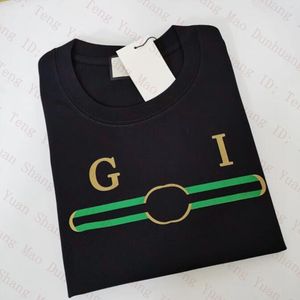 Yaz Mens Tasarımcı Tişört Sıradan T-Shirts Kadın Tees G harfli Tees Baskı Kısa Kollu Üstler Lüks Yuvarlak Yuvarlak Sokak Giyim Erkek Kadın Giysileri