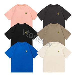 Summer Men Women Designers T Shirts Loose Oversize Drews Tees Apparel Fashion Tops Mans Casual Chest Letter Shirt Shirt Luxury Street House Shorts Sleeve Clothes Mens Mens Mens