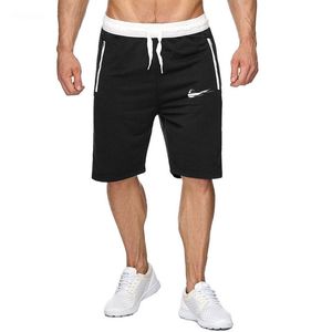 Men Summer Slim Shorts Gym Fitness Bodybuilding Running Male Short Pant Knee Length Breathable Mesh Sportswear designers beach pants S-4XL