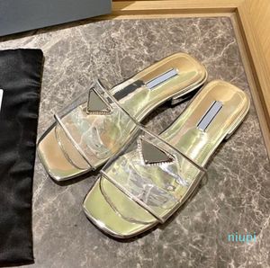 شريحة الشعار PVC CLEAR SLIPS SLIDS SANDALS HEELED HEELLED HOELS OPEN OPEN TOHE WIND WINDENTES LEATHERESS ESHALE SHEAL