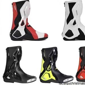 Motorradschuhe Authentische Reitschuhe BENKIA Binqi Ya Fahrradstiefel Motorrad-Rennbahn-Fahrradschuhe Atmungsaktiv Anti-Drop Verschleißfest Ganzjährig HBCH