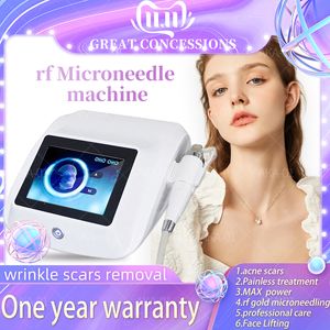 الكسور RF Microneedling مضادة للشيخوخة آلة ميكروندلي العناية بالبشرة تشديد معدات تجميل ندبة مضادة للتجاعيد