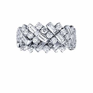 Diamanten Legers Ring für Frau Designer für Mann Diamant 925 Silber Vergoldet 18 Karat T0P Qualität höchste Gegenqualität Schmuck im klassischen Stil exquisites Geschenk 004