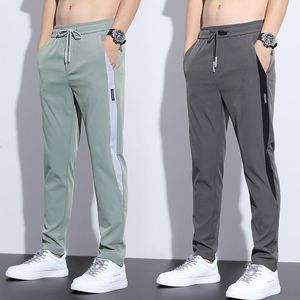 Pantaloni da uomo Pantaloni da uomo casual Pantaloni da lavoro da lavoro Pantaloni a tre posti dritti a figura intera Pantaloni sportivi comodi Abbigliamento da uomo 230407