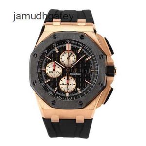 Ap Swiss Luxury Wrist Watches Royal AP Oak Series Offshore Series 18k Rose Gold Automatic Mechanical Watch Size 44mm Men's Watch 26400ro NF47