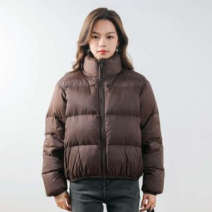 Cold Siyu New Winter Small Solid Bread Thickened Women's Warm White Duck Down Coat