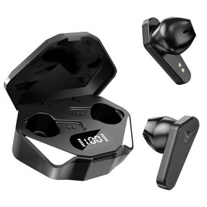 X15 trådlösa hörlurar ledde digital display hifi stereo låg latens långvarig hifi true bluetooth stereo gaming headset