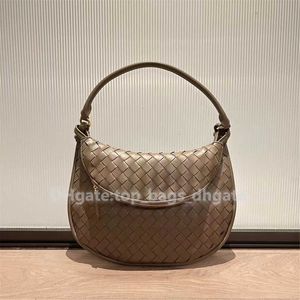 Tote East/west Andiamo Totes Shoulder Botteega Bags Designer Capacity Bag Veneeta Genuine Single Leather Woven Large Handbag Metal Rope Crossbody Buckle