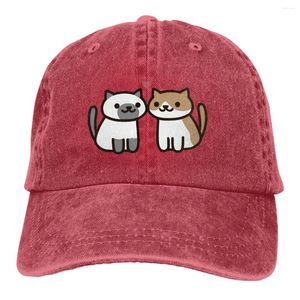 Ball Caps Neko Atsume - Love Baseball Cap Men Kitty Collector Funny Games Kolory Kobiety Summer Snapback