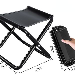 Camp Furniture Convenient Practical Folding Stool Thickened Mazar Adult Fishing Household Small Simple Shoe Change 230407
