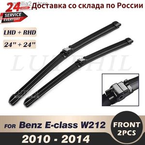 Windshield Wipers Wiper Front Wiper Blades For Mercedes Benz E-class W212 2010 2011 2012 2013 2014 Windshield Windscreen Front Window 24"+24" Q231107