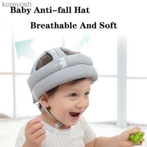 Pillows Soft Baby Helmet Safety Hat Toddler Anti-collision Protective Hat for Baby Walking Adjustable Head Security Infants Boy Girl HatL231107