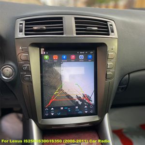 CAR DVD 10.4 بوصة شاشة Tesla لـ Lexus IS250 IS300 IS350 2006-2011 Android Radio Multimedia Player GPS CARPLAY