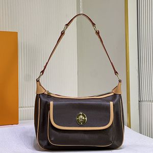 Borsa hobo vintage Borsa firmata Borsa a tracolla da donna Borsa a mano Borsa a mano Borsa vintage Borsa a mano con fiori vecchi Borse sotto le ascelle retrò Tasca frontale in vera pelle di tela