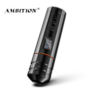 Tattoo Machine Ambition Blade wireless tattoo pen machine portable tattoo machine provides body art for tattoo artists 230406