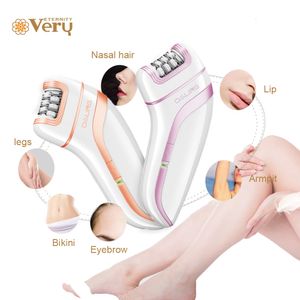 Epilator Epilator för kvinnlig hårborttagning Electric Shaver USB Laddning av kvinnors rakappararm och armhålan Bikini smärtfri epilator 230406