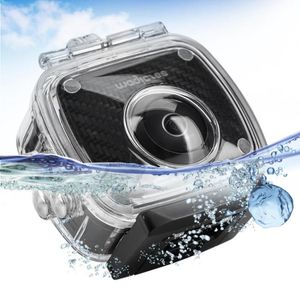 フリーシッピング8MP HDデュアルレンズ360度パノラマカメラスポーツアクションビデオカメラと防水カメラケースアクセサリーDQHHW