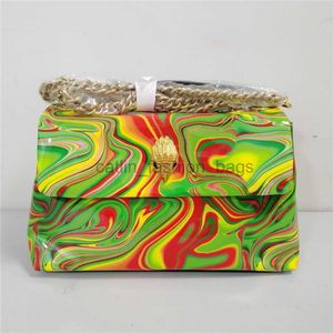 Borse a spalla Borsa da donna color pelle a contrasto Borsa da donna aquila testa borsa uccello Rainbowcatlin_fashion_bags