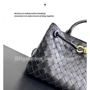 Сумка для пригородной пропускной способности женская сумочка Bottega andiamo Crossbody Lady Lady Tote Woven Bags Cowhide veneeta одно плечо дизайнерское тота