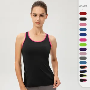 Aktiva skjortor ärmlös yoga skjorta kvinnor sport gym topp fitness tank snabb torr löpning träning väst sportkläder kläder
