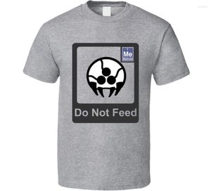 Magliette da uomo Metroid Do Not Feed Maglietta divertente Abbigliamento uomo Top Tee T-shirt stampata da uomo in puro cotone