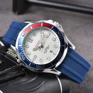 2023 High quality aaa watch men's watches OMG quartz movement watches ceramic bezel business fashion watches silicone strap luminous watches