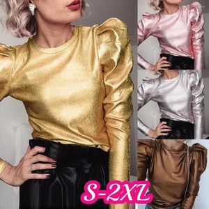 Jaquetas masculinas Mulheres estilo punk tops manga encolhida o-pescoço blusa e camisas senhoras blusas casuais top