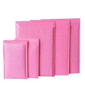 Buste postali a bolle Sacchetti per imballaggio Buste imbottite Pellicola perlata Busta per posta presente Busta per posta per riviste di libri Busta postale foderata Autosigillante rosa Lsmcs