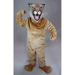 Halloween cougar maskot kostymer tecknad karaktär vuxna kvinnor män klär karneval unisex vuxna