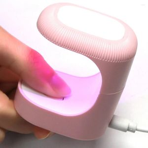 Nageltorkar dunfuli torktumlare mini USB UV LED -lampkonst bärbar snabb torkningsljus för gelpolska manikyrverktyg
