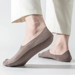 Мужские носки, 3 пары тонких дышащих сетчатых мужских коротких женских носков с низкой подкладкой, Нескользящие повседневные носки для ботинок на плоской подошве, носки до щиколотки