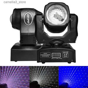 Moving Head Lights High Quality Disco Mini Moving Head Magic Ball Light LED Roterande mönster Effekt Ljus för DJ Wedding Bar Party Q231107