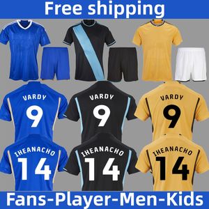 23/24 Vardy fans Mens Kids Kits Leicester Home Away 3rd Football Jerseys Iheanacho Football Shirts Winks Mavididi Dewsbury-Hall Ndidi Mcateer Soccer Jerseys