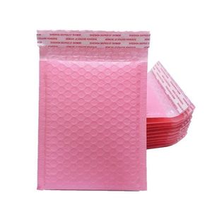 50 st bubble mailers vadderade kuvert pärla film present nuvarande post kuvertväska för bokmagasin fodrad mailer självförsegling rosa jgj kjfnf