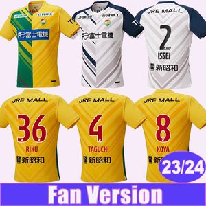 23 24 Jef United Ichihara Chiba Soccer Jerseys Mens Riku Buwanika Tomoya Tsubaki Goya Ikki Home Away Futebol camisa de manga curta Aldult Uniformes