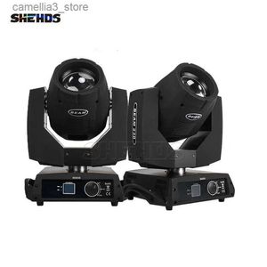 Hareketli Kafa Işıkları Shehds 2pcs Işın 230W 7r Hareketli Kafa Işık Düğmesi Versiyon DMX 512 DJ Bar Disko Ball Konser Partisi Sahnesi Q231107