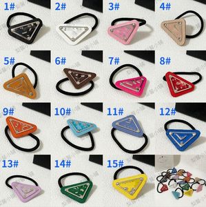 Designer Hair Rope Sweet Multicolor Letter Hair Loop Elastic high-quality Brand ponytail holder luxury hair accessories