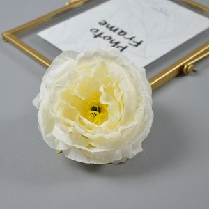 20pcs DIY Düğün Dekorasyon Gelin Buket Masa Merkez Parçaları için Yapay Gül Çiçekleri Çiçek Çelenk Çelenkleri Dokuma Olmayan Kumaş Çiçek Dekorasyon Ev Dekor