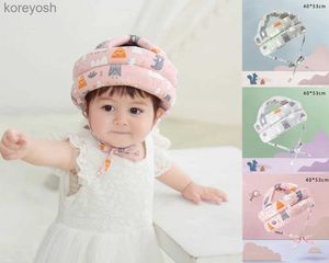 Pillows 1Pcs Anti-collision Baby Toddler Cap Adjustable Breathable Baby Anti-fall Head Protection Cushion Cap Helmet Children CareL231107