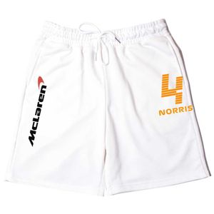 Shorts masculinos f1 mclaren time racing fãs de ginástica ginástica jogging fitness algodão grosso de alta qualidade gináss calças w0407