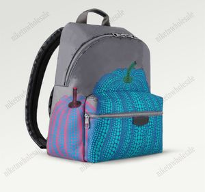 10a l bag m46440 남자 디자이너 백팩 가방 x yk discovery backpacks yayoi kusama 다채로운 호박 디자이너 여행 가방