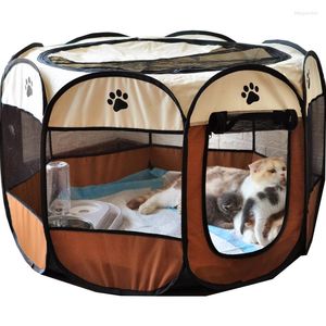 Kennels Portable Foldable Pet Cage Outdoor Dog House Octagonal Cat Indoor Playpen Kennel Small