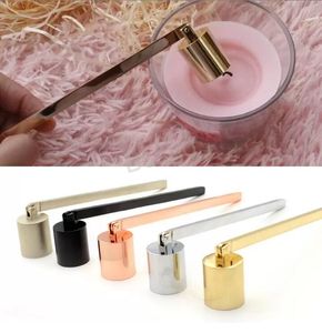 Stainless Steel Candle Fire Extinguisher Home Long Handle Candle Snuffer Retro Decorative Candle Aromatherapy Candle Shade