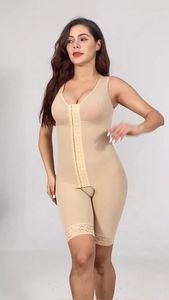 Women's Shapers Plus Size One-Piece Breasted Body Shaping Corset Belly Lift Hips Open Crotch