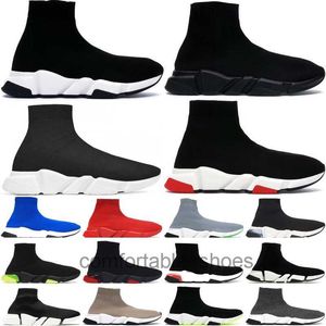 Designer Socks Casual Shoes Män kvinnor Triple Black White Mens Walking Platform Jogging Vandring Sneakers Trainers Outdoor Sports Speed ​​Trainer Storlek 36-45