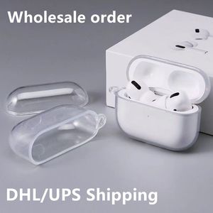 Airpods Pro 2 Airpod Pro Headphoneアクセサリーの工場卸売ソリッドシリコンかわいい保護イヤホンカバーアップルワイヤレス充電ボックスショックプルーフケース