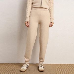 Women's Pants Selling Pure Cashmere Leggings Fashionable And High-quality Solid Color Knitted Long