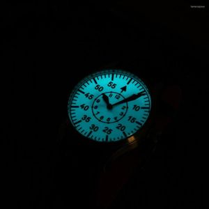 Wristwatches Escapement Time 40mm Men Watch BGW-9 Super Luminous 100m Waterproof Pt5000 Automatic Movement Dial