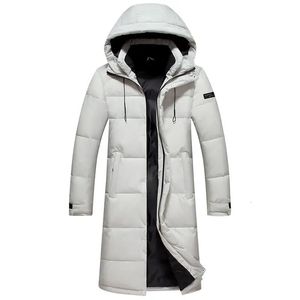 Parkas pour hommes longues doudounes hommes femmes mode d'hiver avec canard hommes manteaux en duvet épaissir hommes à capuche coupe-vent pardessus mâle 231107